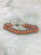 Load image into Gallery viewer, Peach Pearls Bracelet
